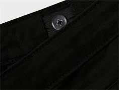 Name It black slim bootcut twill bukser